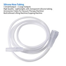 Clear Silicone hose Tubing Replace Resuable Soft Hose For Vacuum Therapy Machine