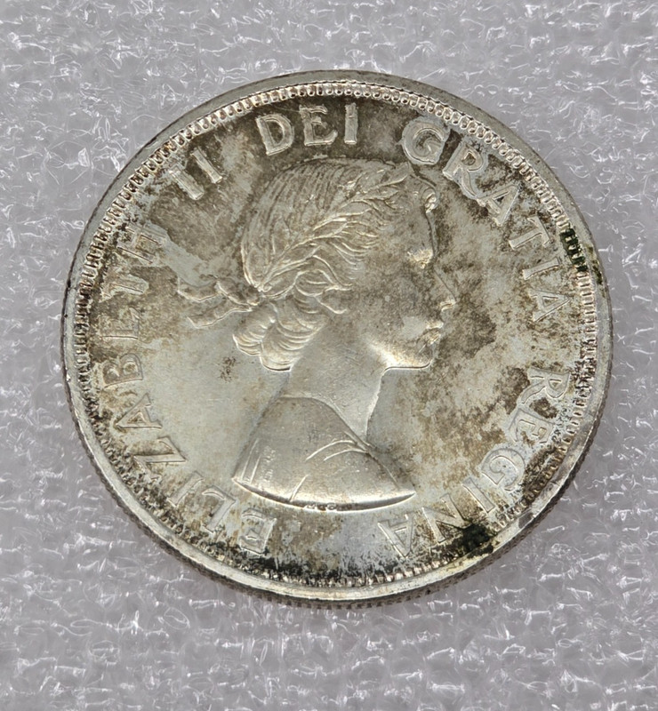 Canada 1964 Silver Dollar Charlottetown Quebec 1864-1964 Anniv. 80% SILVER