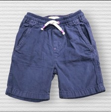 Mini Boden Boys 4 Year Old Navy Casual Shorts Elastic Waist 100 Cotton