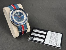 Hamilton Pan Europ Blue Men's Watch H35405741, With Card , Clean,Open Back, Auto