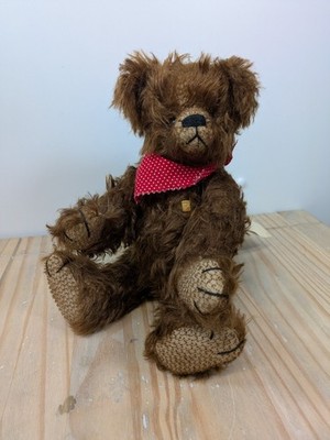 Grisly Spielwaren Traditional Mohair Jointed Teddy Bear German Made With Tags