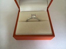 .66ct naturally grown diamond ring, platinum setting, H colour and VS clarity.