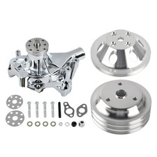 Lwp High Volume Long Water Pump Pulley Crankshaft 13 Groove For Chevy Sbc 350 Lwp High Volume Long Water Pump Pulley Crankshaft 13 Groove For Chevy Sbc 350