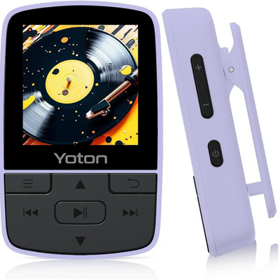 MP3-Player YOTON Bluetooth 5.2 HiFi Lautsprecher Lila 12