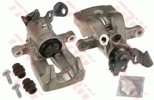 Étrier de frein BHQ244E TRW pour RENAULT Clio 3 arrière gauche en aluminium gris