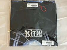 KITH X MARVEL SYMBIOTE SPIDER-MAN T TEE SHIRT BLACK L LARGE IN HAND NWT NEW