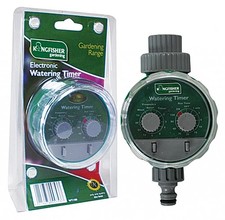 Kingfisher Gardening Electronic Water Timer – Automatic Garden Irrigation System