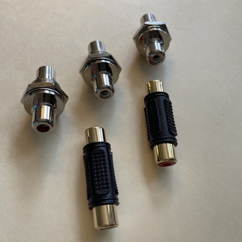 RCA Female to Female Coupler, Quantity Of 31