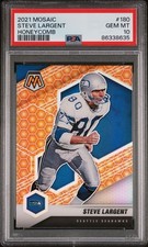 CASE HIT PSA 10 - 2021 Mosaic Steve Largent SSP Honeycomb #180 - Seahawks