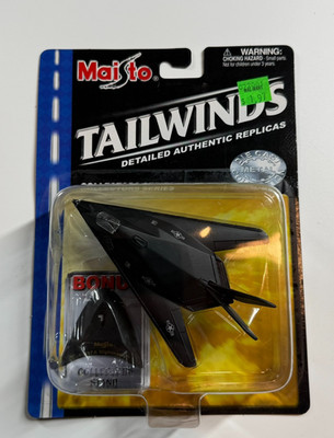New 1999 Maisto Tailwinds Diecast Black F-117 Nighthawk Stealth Fighter #15061