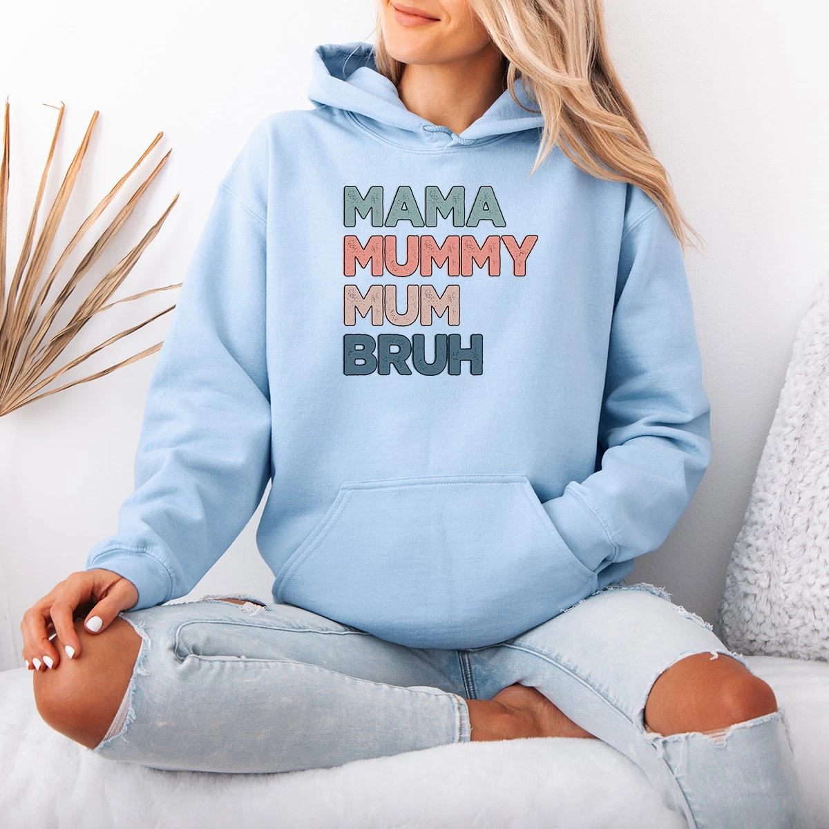 Mama Mummy Mum Bruh Womens Hoodie Sarcastic Mum Mum Life