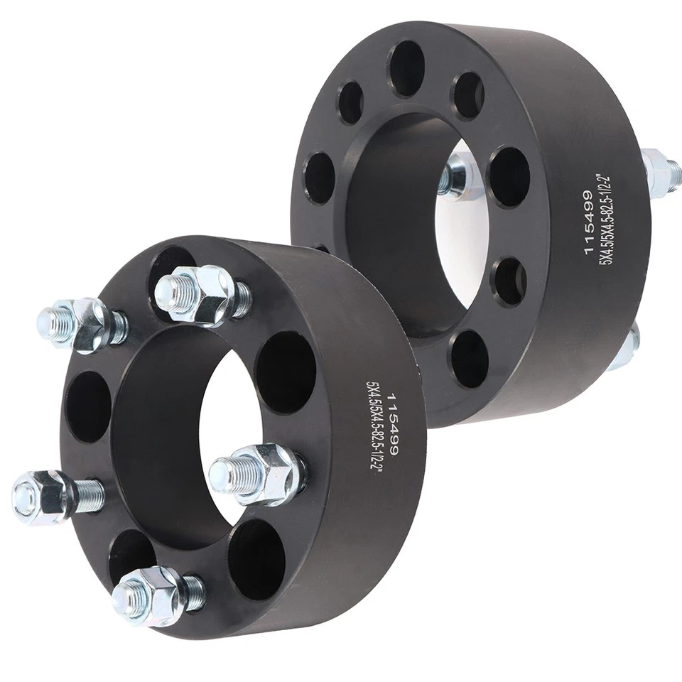 2pcs 2'' 5x4.5 Wheel Spacers 1/2"x20 For Ford Crown Victoria Lincoln Town Car - Image 2 of 4