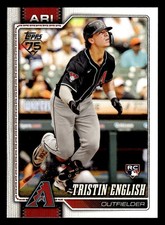 2026 Topps #346 Tristin English Rookie Card Arizona Diamondbacks. rookie card picture