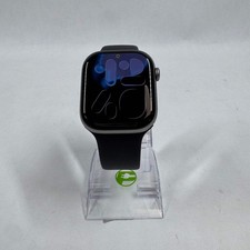 GPS Only Apple Watch Series 11 46MM Silver Aluminum Black Sport Band MEV44LW/A