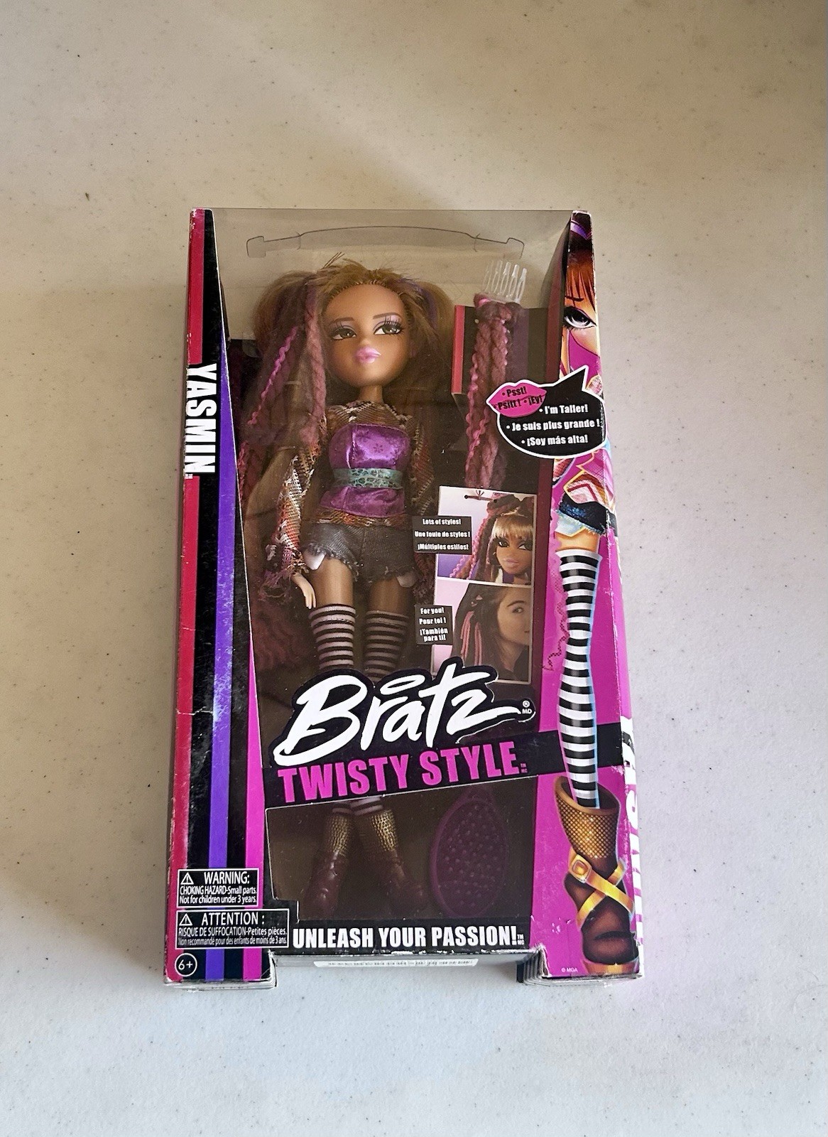 Vintage MGA Bratz Twisty Style Yasmin Doll Collectible Toy