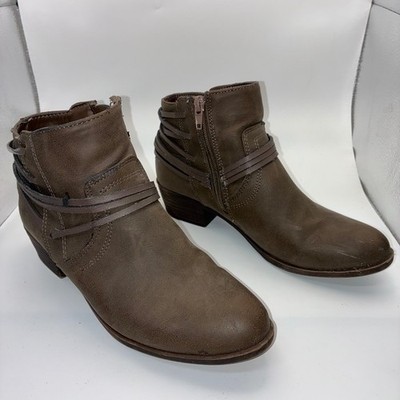 Madden Girl Strappy Caged Ankle Boots Booties Size 6.5