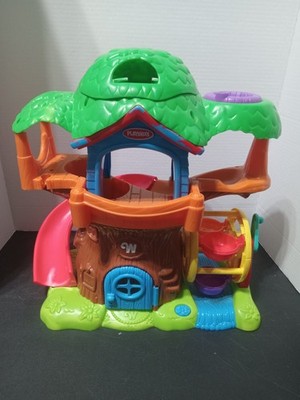Works! Playskool Weebles Treehouse Hasbro Preschool Playset