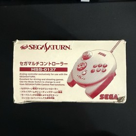 Sega Saturn 3D Control Pad Japan SS white Multi Controller boxed US Seller