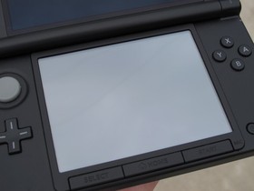 Nintendo 3DS XL Handheld (SPR-001) Blue/Black Console MINT SCREENS w/ Mario RARE