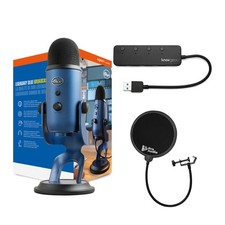 Blue Microphones Yeti USB Microphone Bundle Midnight Blue 