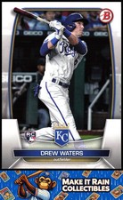 Drew Waters 2023 Bowman #5 Kansas City Royals Rookie RC
