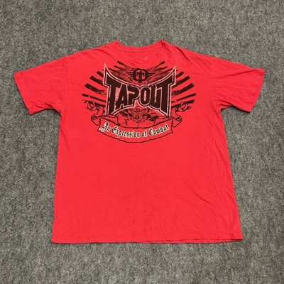 Tap Out Signature Series Red T-shirt Men's Size XL Vintage Y2K | eBay