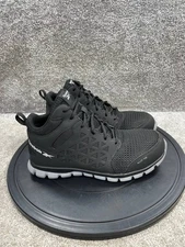 Reebok Shoes Mens Size 8 M Sublite Cushion Alloy Toe Work Black Mesh Mid Cut