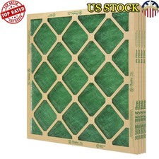 14x20x1 Pleated Glass MERV 1 Air Filter 4 Pack HVAC Protection Monthly Change US