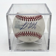 LaMonte Wade Jr. Signed Autographed Game Used Baseball (Uncertified)