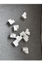 17mm Quadrant Beading Corner Fitting 10pcs White Brand New Corner Joints Uk Made