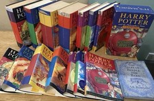 Harry Potter Complete Hardback Book  Set 1-7 Bloomsbury + Ted Smart