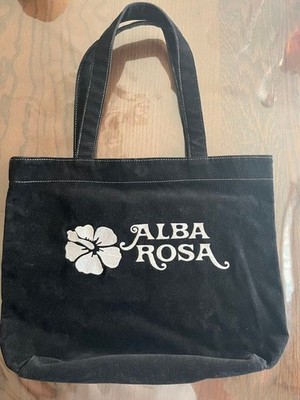 ALBA ROSA Corduroy Tote Bag Hibiscus
