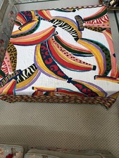 Farm Rio Fringe Sarong Coverup inspire by Brazilian nature colorful pattern new