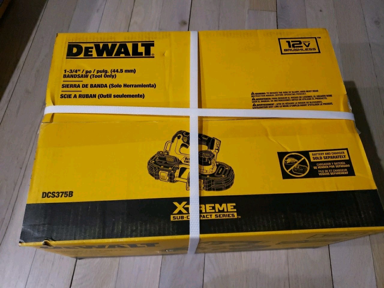 Dewalt DCS375B MAX XTREME Compact Lithium-Ion Cordless Bands