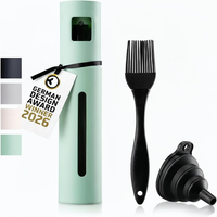 Schmidt & Kramer ÖLsprüHer I Hochwertige ÖL-SprüHflasche Aus Edelstahl & Glas, F