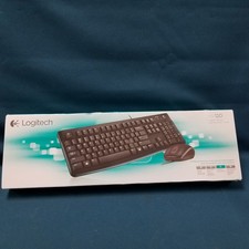 New In Box Logitech MK120 Wired Keyboard  Mouse