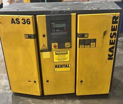 Kaeser AS36 Rotary Screw Air Compressor 30 HP, 129 CFM - READ FULL DESCRIPTION