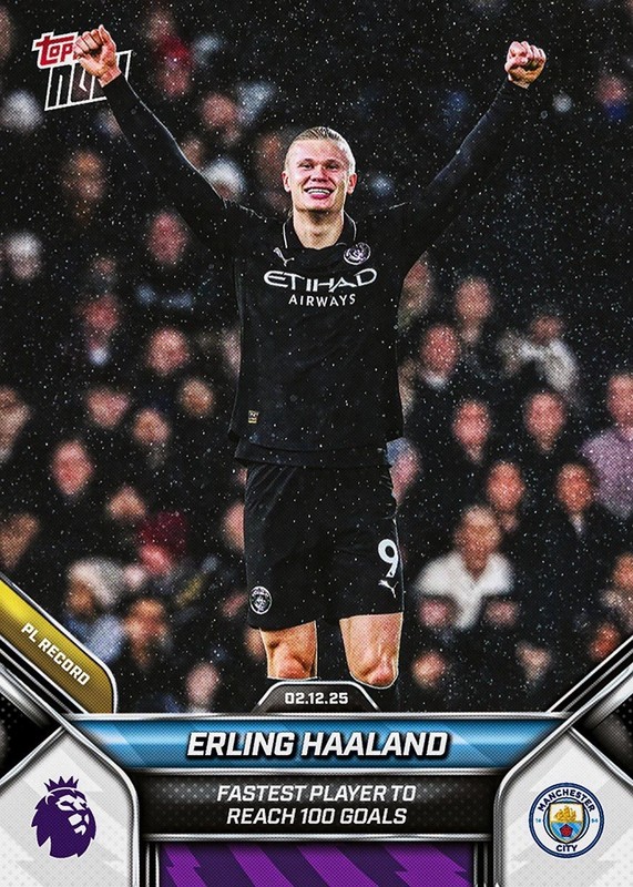 TOPPS NOW 25-2026 PREMIER LEAGUE #68 ERLING HAALAND MANCHESTER CITY - Qty
