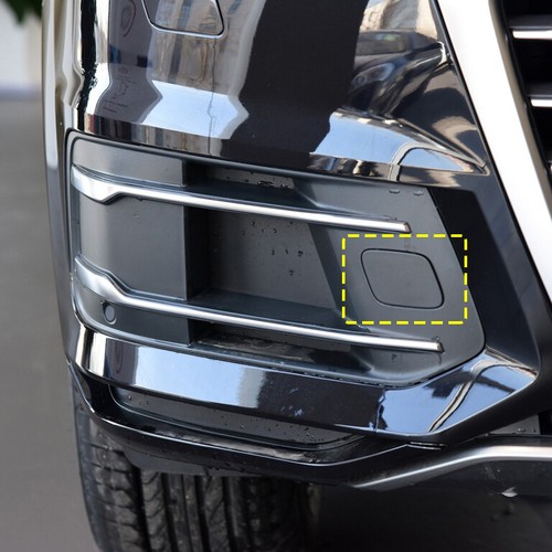 Right Front Bumper Tow Hook Eye Cover Trailer Cap Lid For Audi Q7 Base 2016-2019 - Picture 3 of 6