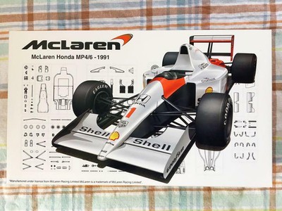 Fujimi Mclaren Honda Mp4 6 1991 1 Model Kit Ebay