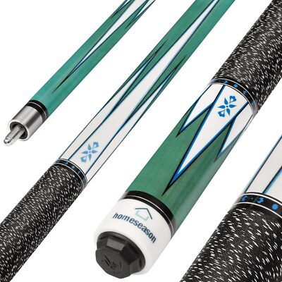 Pool Cue 57'' Billiard Cue Sticks Nylon Thread Grip Low Deflection Pool Sticks
