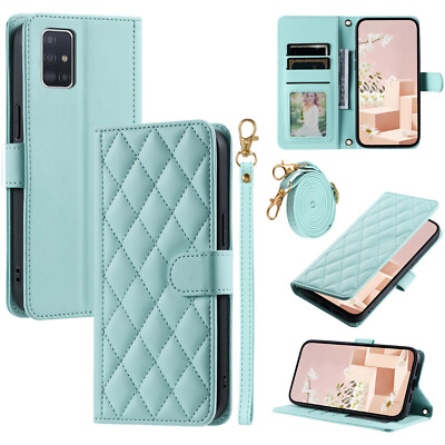 Für Samsung A73 A54 A70 Magnet Leder Flip Brieftasche Ständer Handyhülle Cover
