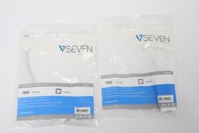 Lot of 2 V7 USB-C to RJ45 Ethernet Adapters 100Mbps V7UCRJ45-WHT 1E
