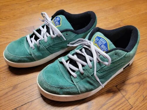 Calzado vintage de cuero VANS para hombres