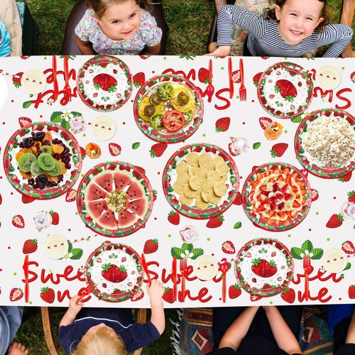 221 Pack Strawberry Birthday Decorations Berry First Strawberry-1-s - Picture 6 of 9
