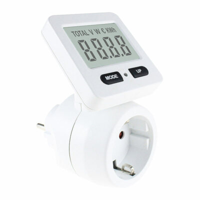revolt Digitaler Energiekostenmesser mit 180° drehbarem Display, bis 3.680 W