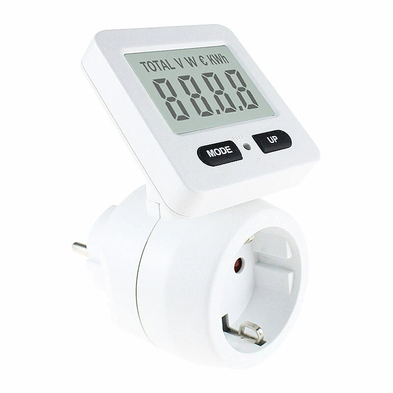 revolt Digitaler Energiekostenmesser mit 180° drehbarem Display, bis 3.680 W - Bild 3 von 4