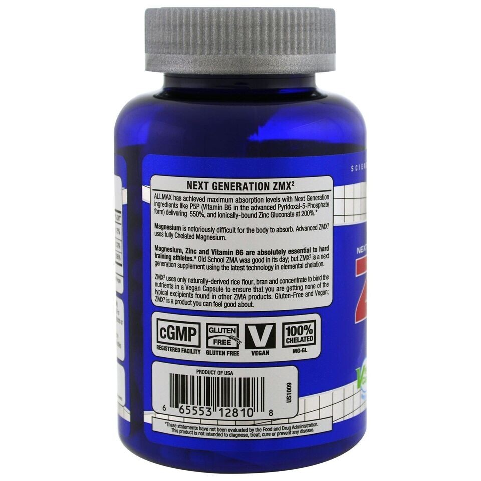 ALLMAX Nutrition Zmx2 Advanced Next Gen Absorption