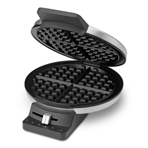 Stainless Steel Electric Waffle Maker with One Round Waffle Slot by Cuisinart - Picture 3 of 6