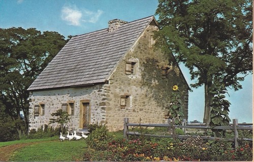 Alte Postkarte 1719 HANS HERR HAUS LANCASTER COUNTY PA - Bild 1 von 2